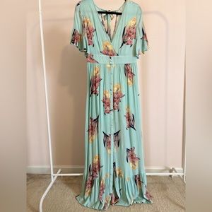 Altar’d State Floral Maxi Dress
